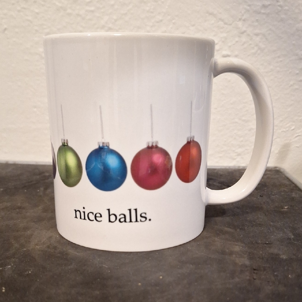 Festive Ornament Mug with Colorful Design Small